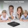 AENO ABS0002S BS2S testmérleg, 180 kg-ig terhelhető, SMART funkciók, profilok, BMI index elemzés, színes kijelző