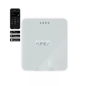   AENO AKS0001S KS1S intelligens konyhai mérleg, max. 8 kg kapacitás, LED kijelző, Bluetooth csatlakozás, edzett üvegfelület