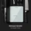 AENO AKS0001S KS1S intelligens konyhai mérleg, max. 8 kg kapacitás, LED kijelző, Bluetooth csatlakozás, edzett üvegfelület
