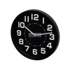 Home AWC250BK fali óra, üveg előlap, kontrasztos, jól leolvasható számlap, 1xAA elem tápellátás, átmérő 250mm