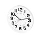 Home AWC250WH fali óra, üveg előlap, kontrasztos, jól leolvasható számlap, 1xAA elem tápellátás, átmérő 250mm