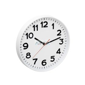   Home AWC300WH fali óra, üveg előlap, kontrasztos, jól leolvasható számlap, 1xAA elem tápellátás, átmérő 300mm