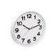 Home AWC300WH fali óra, üveg előlap, kontrasztos, jól leolvasható számlap, 1xAA elem tápellátás, átmérő 300mm