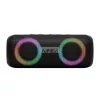 SAL BT2000 boombox, 2x10W, MP3 zenelejátszó, Bluetooth, mélysugárzó, basszus, RGB LED fényjáték, beépített akkumulátor, IPX5