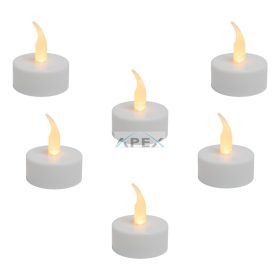 Home CD 6/WH LED-es teamécses, narancssárga LED, 6 db