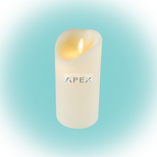 Home CMW 16 LED-es viaszgyertya, mozgó lángeffekt, valódi viasz, 1 db LED