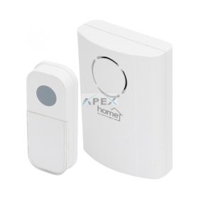   HOME DB 1060DC vezeték nélküli csengő, 100 m hatótáv, 36 dallam, egyedi kódolás