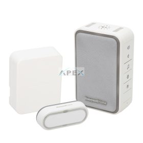   Honeywell Home DC315SCVL vezeték nélküli csengő, vezetékes - vezeték nélküli átlakítóval, 150m hatótáv, 6 dallam, időzíthető némítás, LED jelzőfény, állítható hangerő, elemes tápellátás