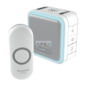   Honeywell Home DC515N vezeték nélküli csengő, 150m hatótáv, 9 dallam, időzíthető némítás, LED fényjelzés, többcsatornás, 230V-os tápellátás