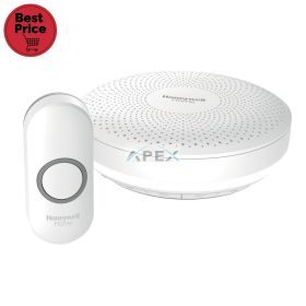   Honeywell Home DCR313N vezeték nélküli csengő, 150m hatótáv, 84 dB, 6 dallam, LED jelzőfény, IP55, 868 MHz