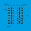 Home DLF 600/WW LED-es fényfüggöny, 2x3 m / 600 db melegfehér LED, állófényű, fehér vezeték, sorolható, kül- és beltéri kivitel