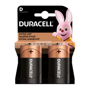   Duracell LR20 10PP110033 góliát (D) alkáli elem, 1,5 V feszültség, 2db/bliszter