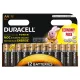 Duracell LR6 10PP100002 AA alkáli elem, 1,5 V feszültség, 12db/bliszter