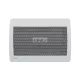 Noirot E184113 Radiance H 1000 BL elektromos hősugárzó panel, 1000 W, IP24 védettség, beépített termosztát LCD kijelzővel, fali kivitel