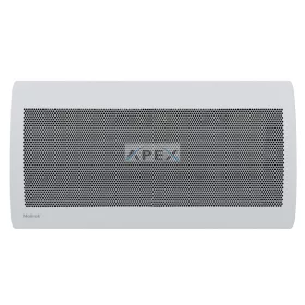   Noirot E184115 Radiance H 1500 BL elektromos hősugárzó panel, 1500 W, IP24 védettség, beépített termosztát LCD kijelzővel, fali kivitel