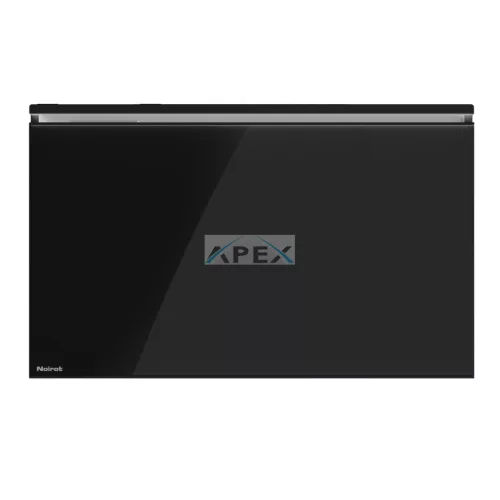 Noirot E211127 Verlys 2000 NR elektromos radiátor, 2000 W, konvektív és infravörös fűtési mód, IP24 védettség, edzett üveg előlap, antracit szürke