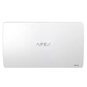   Noirot E216115 Inova H 1500 BL hősugárzó, 1500 W, IP24 védettség, nyitott ablak érzékelő, beépített termosztát LCD-vel, fali kivitel