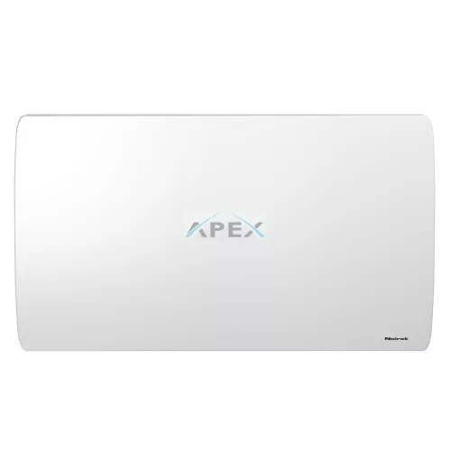 Noirot E216115 Inova H 1500 BL hősugárzó, 1500 W, IP24 védettség, nyitott ablak érzékelő, beépített termosztát LCD-vel, fali kivitel