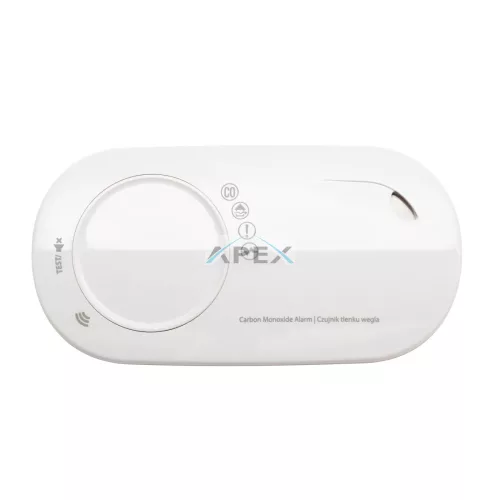 FireAngel FA3328-INT szén-monoxid vészjelző, beépített, nem cserélhető lítium elem, 10 év várható üzemidő, NFC kapcsolat és diagnosztika, fehér