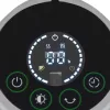 Home FK 252 álló elektromos karbon és halogén kombinált fűtőtest, 1200W/1200W, IPX4 védelem, távirányító, ezüst