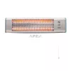 HOME FK20 kvarccsöves fűtőtest, 1200 W, 2 fokozat, fémház, falra szerelhető kivitel