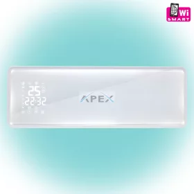   Home FKF 54203 fali SMART ventilátoros fűtőtest, 1000W/2000W, távirányító, üveg előlap, fehér