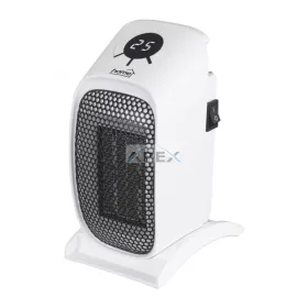   Home FKH 400 hordozható elektromos mini kerámia fűtőtest, 400W, elektronikus termosztát, fehér