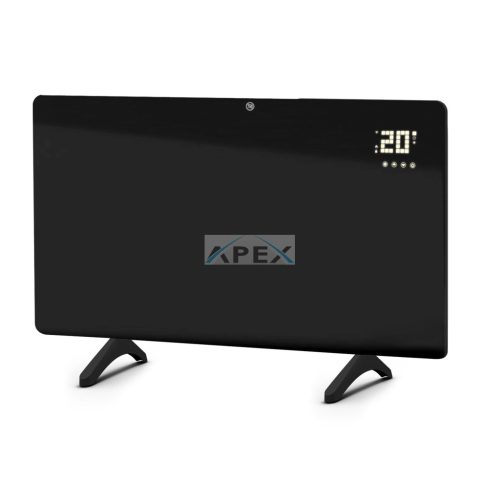 HOME FKIS600WIFI hordozható/fali infrasugárzó fűtőtest, 600 W, beltéri, hangtalan, digitális termosztát, ECO üzemmód, gyerekzár, IP44, túlmelegedés elleni védelem