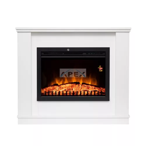 Home FKKF 01 + FKKI 03 KIT FKK Bora Bora beépíthető elektromos látványkandalló kerettel, fehér