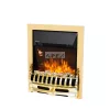 HOME FKKI25G beépíthető elektromos látványkandalló, max. 2000 W, LED fényeffekt, 2 fokozat, távirányító, heti időzítés, arany díszítés
