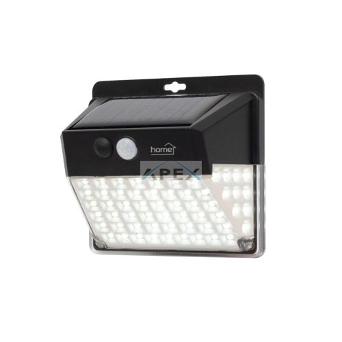 Home FLP22SOLAR napelemes LED reflektor, 250 lumen, mozgásérzékelő, 3 világítási mód, IP65