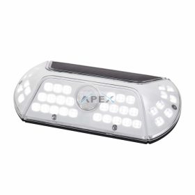   HOME FLP301SOLAR napelemes LED reflektor, 40 db SMD LED, 300 lumen, PIR mozgásérzékelő, IP44, 18650-es akkumulátor