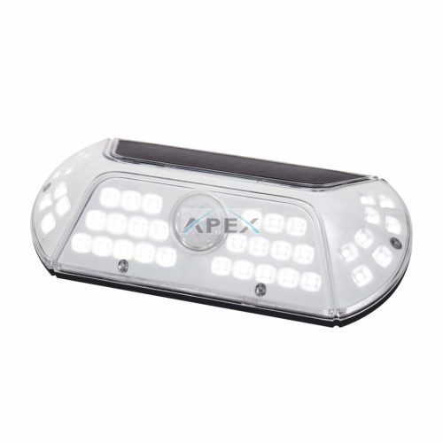 HOME FLP301SOLAR napelemes LED reflektor, 40 db SMD LED, 300 lumen, PIR mozgásérzékelő, IP44, 18650-es akkumulátor