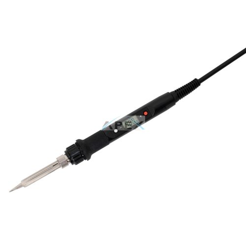 Home FPL 80W hőfokszabályozós, digitális forrasztópáka, LCD digitális kijelző, szabályozható hőmérséklet (180-480 °C), 230 V~ / 80 W max., kerámia fűtőelem