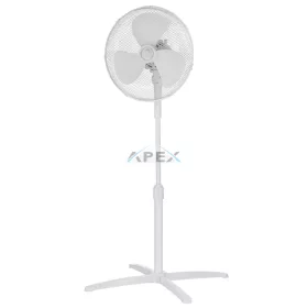   MIDEA FS40-21M álló ventilátor, 40 cm-es lapátátmérő, állítható magasság, 3 fokozat, 40W, fehér