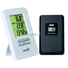   Home HC 11 vezeték nélküli külső-belső hőmérő ébresztőórával, 60 m hatótávolság, külső jeladó kezelése, maximum és minimum értékek kijelzése