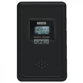   Home HCKK 04 külső jeladó HCW 21 és HCW 26 időjárás-állomásokhoz, 60 m hatótávolság, külső hőmérséklet és páratartalom-jeladó, LCD kijelző