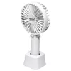 Home HF 9/WH kézi, tölthető ventilátor, 4 W, 10 cm-es lapátátmérő, 3 fokozat, 1200 mAh Li-ion akkumulátor, asztali tartó, fehér