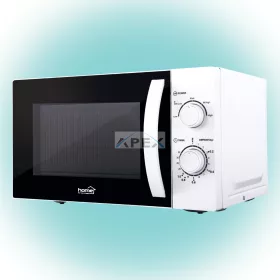   Home HG MH 21 mikrohullámú sütő, 700 W, 20 literes, 5 fokozatban állítható teljesítmény, fehér