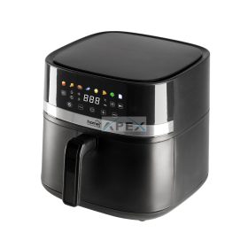   Home HGAF8 digitális air fryer, forrólevegős fritőz, 8 liter kapacitás, 2000 W, hőmérsékleti tartomány 80 – 200 °C