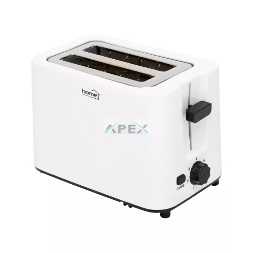 HOME HGKP2 kenyérpirító, 700 W, két szeletes, 7 fokozat, morzsatálca, vezetéktároló