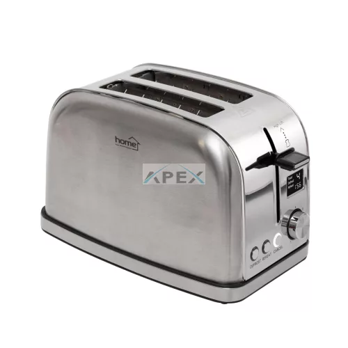 Home HGKP22LCD kenyérpirító, 950 W-os, két szeletes, LCD kijelző, 7 fokozat, újramelegítő és kiolvasztás funkciók