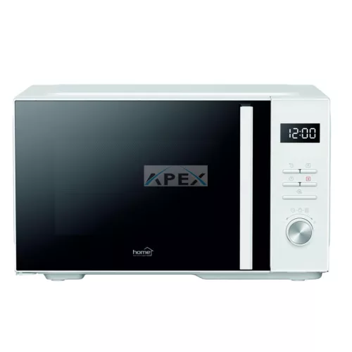 HOME HGMH25GR mikrohullámú sütő, 25 liter, grillfunkció, 25l, fehér, 900 W, digitális, 5 fokozat, gyerekzár
