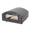 HOME HGPZ02 elektromos pizzakemence, 2000W, max. 380 °C, IPX4 védelem, 33x33 cm sütési felület, 1,5 cm-es Cordierite pizzakő, rozsdamentes ajtó