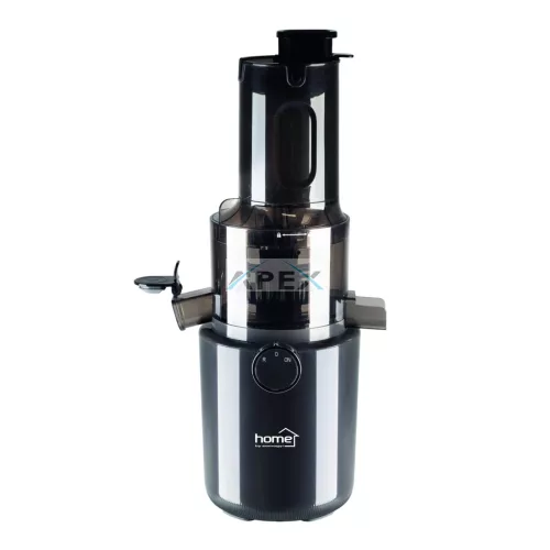 HOME HGSJ200 zöldség-gyümölcs lassú prés, 200 W, lassú fordulat, 800 ml-es tartály, vezetéktároló