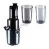 HOME HGSJ200 zöldség-gyümölcs lassú prés, 200 W, lassú fordulat, 800 ml-es tartály, vezetéktároló