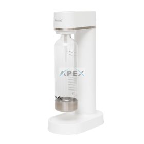   Home HGSZG1000 szódagép, fehér/inox, 2300 g, 14 x 41.5 x 25 cm