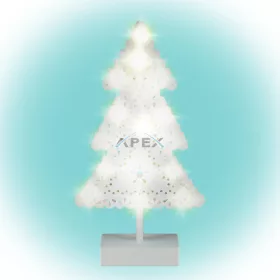   Home KAD 19 PINE karácsonyfa asztaldísz, 20 db LED, ABS műanyag, 21 x 39 cm
