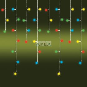   Home KAF 200L 10M/M LED-es fényfüggöny, 8 programos, 10m, IP44, 230V