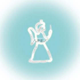   Home KID 413 angyal ablakdísz, 8 db LED, öntapadós elemtartó